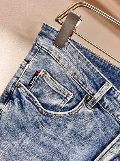 New Fashion Versatile Slim Fit Jeans 0725060608