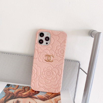 Camellia Embossing Phone Case