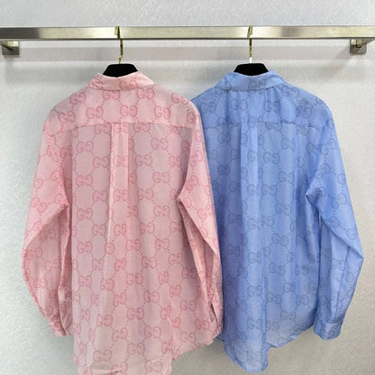 Fashion Ice Silk Breathable Long Sleeve Shirt 1024073121