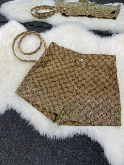 GG Fashion printed shorts 0725061623