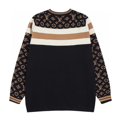 lvv Monogram logo knitted cardigan jacket 0724112502