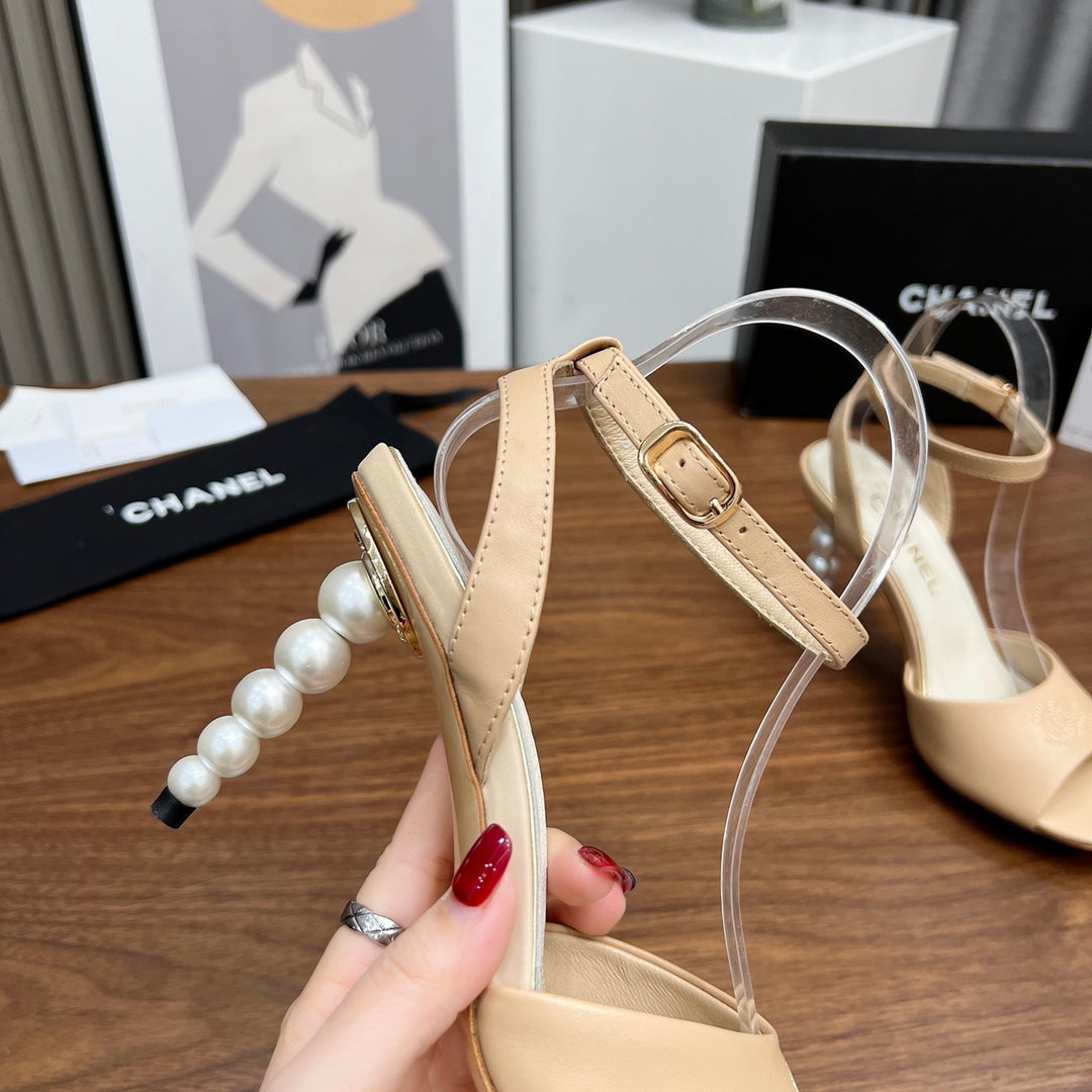 Chane1 top fashion classic pearl high heels 0724030817