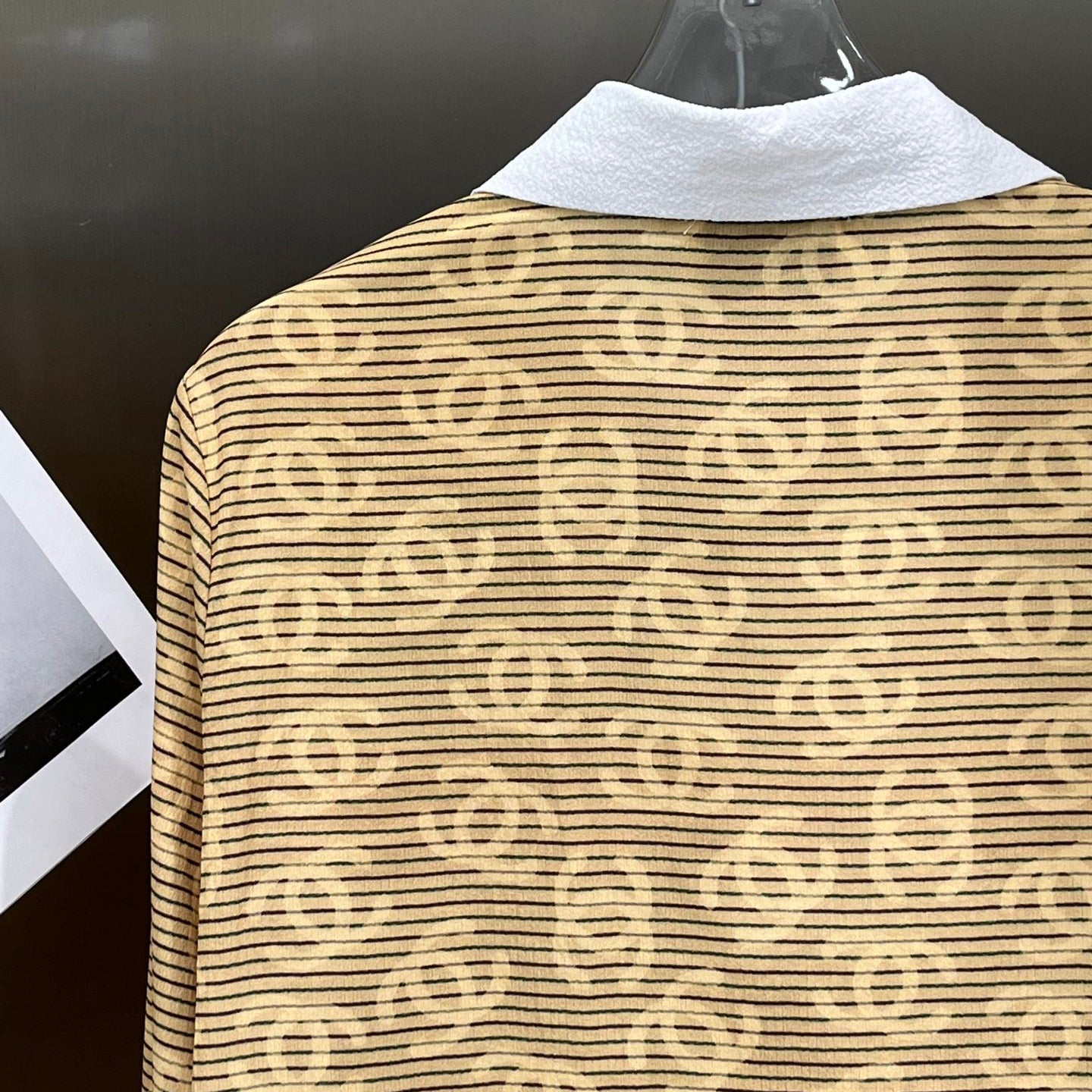 Printed striped long-sleeved shirt XC1823091904