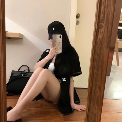 New Embroidered Elegant Loose Shirt Top 1024072205