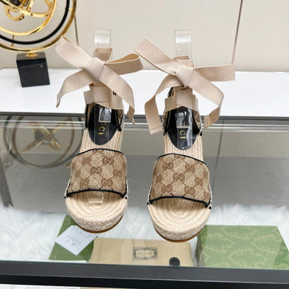 New  Leather G Logo women's shoesXC052024011105