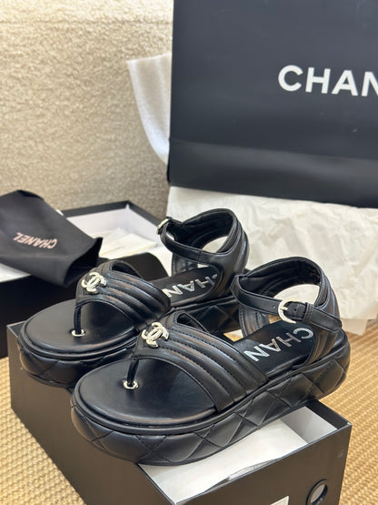 CNL fashion diamond thick-soled sandals 0725050802