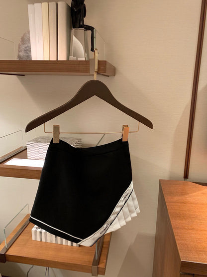 CNL suit letter embroidery contrasting color polo collar short-sleeved T-shirt 0724050903