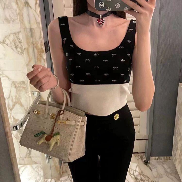 Fashion new camisole vest knitted top 1023112815