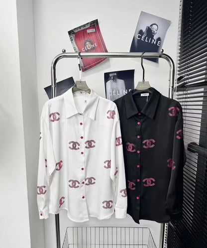 New Versatile Loose Long Sleeve Shirt 1024042910