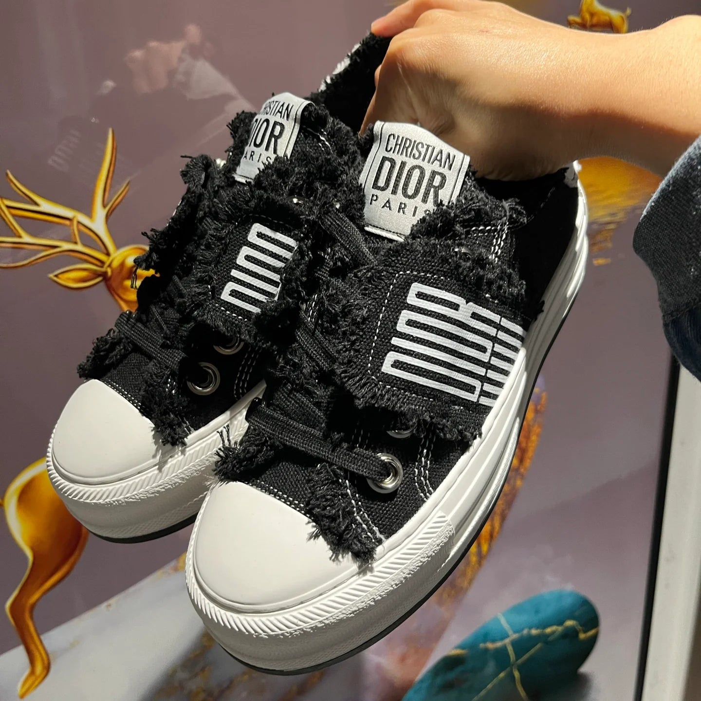 Couple models thick bottom strappy low-top casual shoes　1025042804