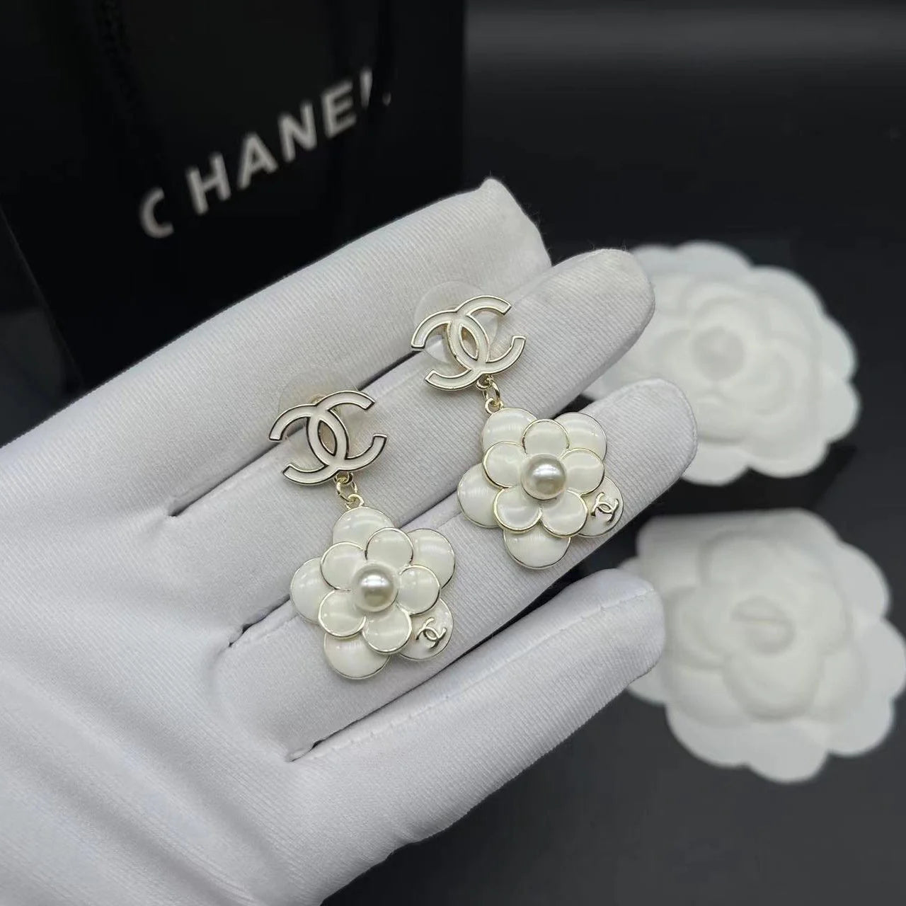 Fashionable Tassel Full Diamond Earrings 1024010313