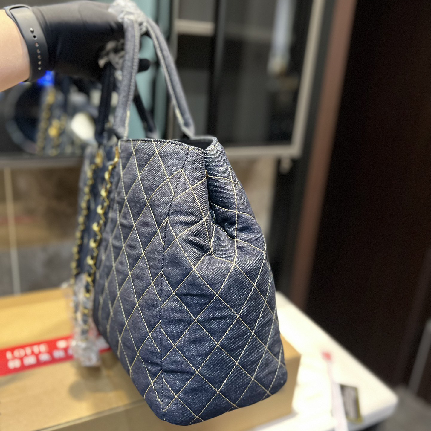 New hot style denim shoulder bag handbag XC07053113