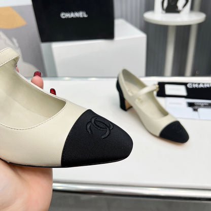 Chane1 top fashion classic color block high heels 0724030816