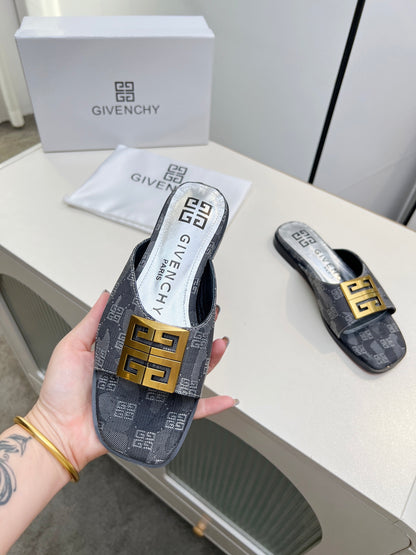 GCY open toe flat slippers 0725031802