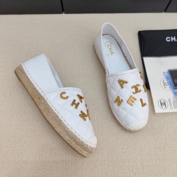 Fashion new leather straw woven fisherman's shoes PD10063025