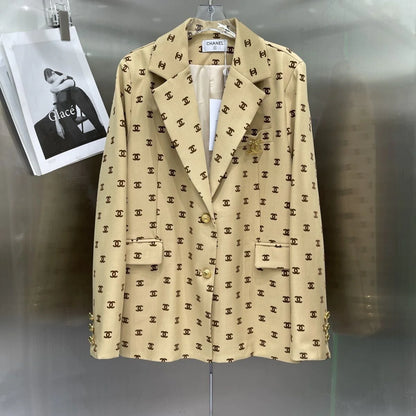 Fashion Embroidered Loose Suit Jacket 1024030714