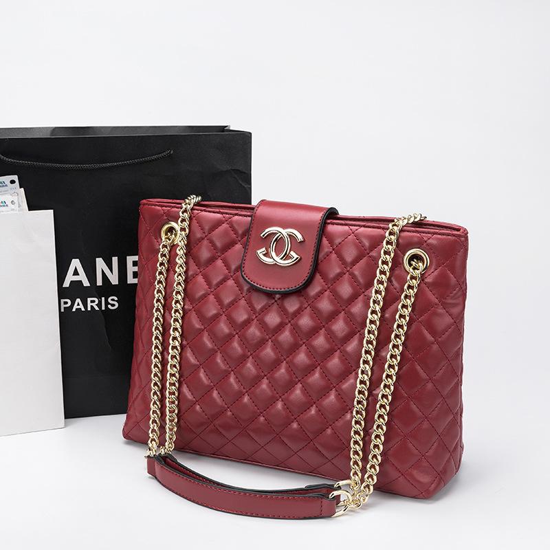 Diamond Chain Bag Genuine Leather Bag 0823112810