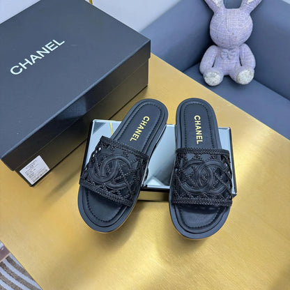 New Fashion Mesh Woven Sandal Flip Flops 1025041702