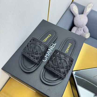 New Fashion Mesh Woven Sandal Flip Flops 1025041702