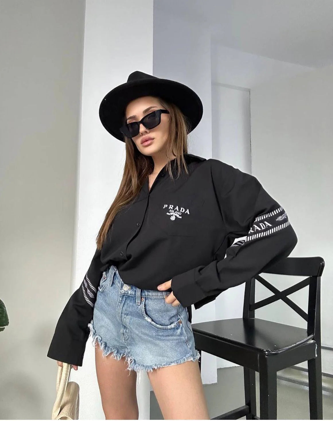 New Ladies Loose Casual Elegant Shirt 102402109