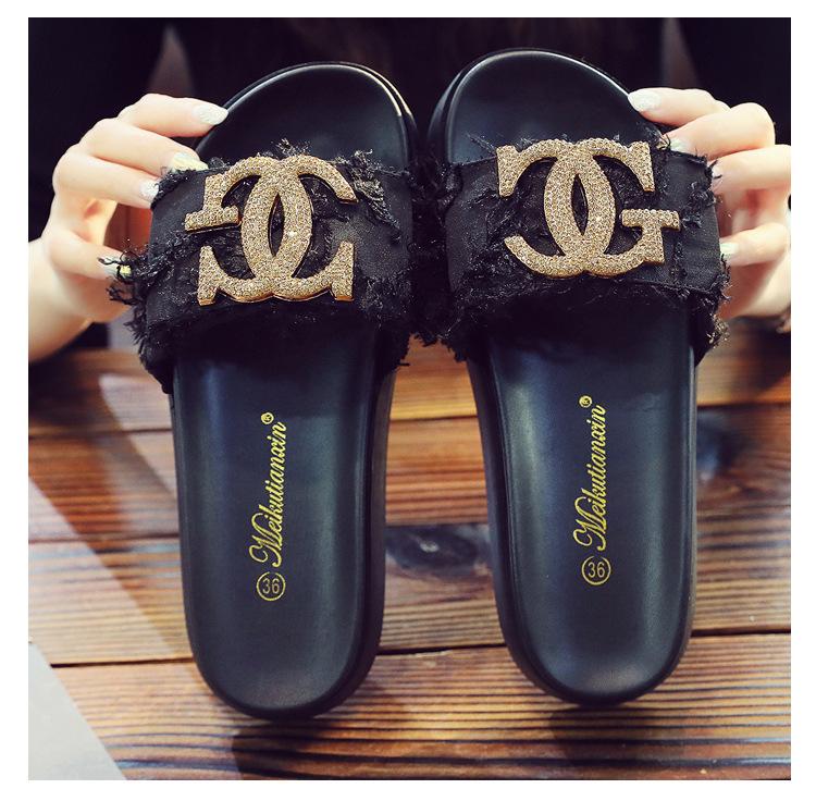 New Summer Fashion All-match Platform Slippers 1024062819