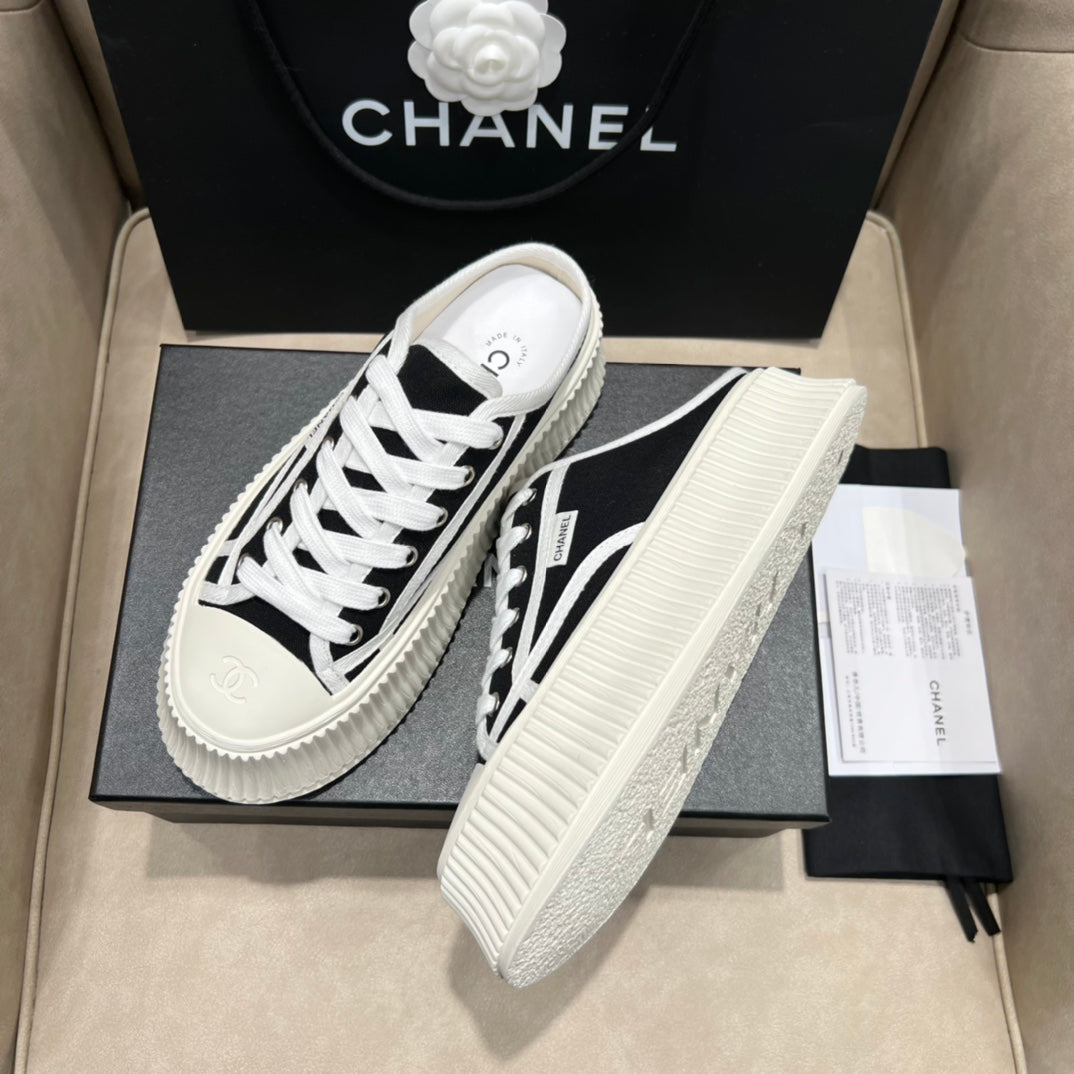 CNL Vintage 2024 Autumn and Winter New Style Canvas Thick-soled Sneakers 1824071604