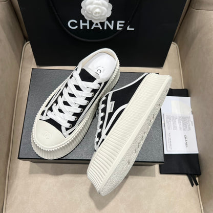 CNL Vintage 2024 Autumn and Winter New Style Canvas Thick-soled Sneakers 1824071604