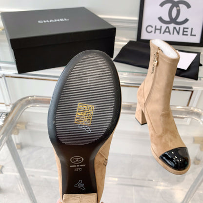 CNL Fashion Cashmere High Heel Boots 0724102316