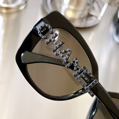 Black Frame Plain UV Protection SunglassesPD05202411904