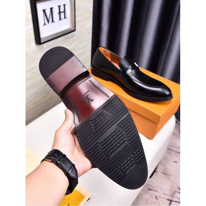 Classic Leather Slip On Shoes