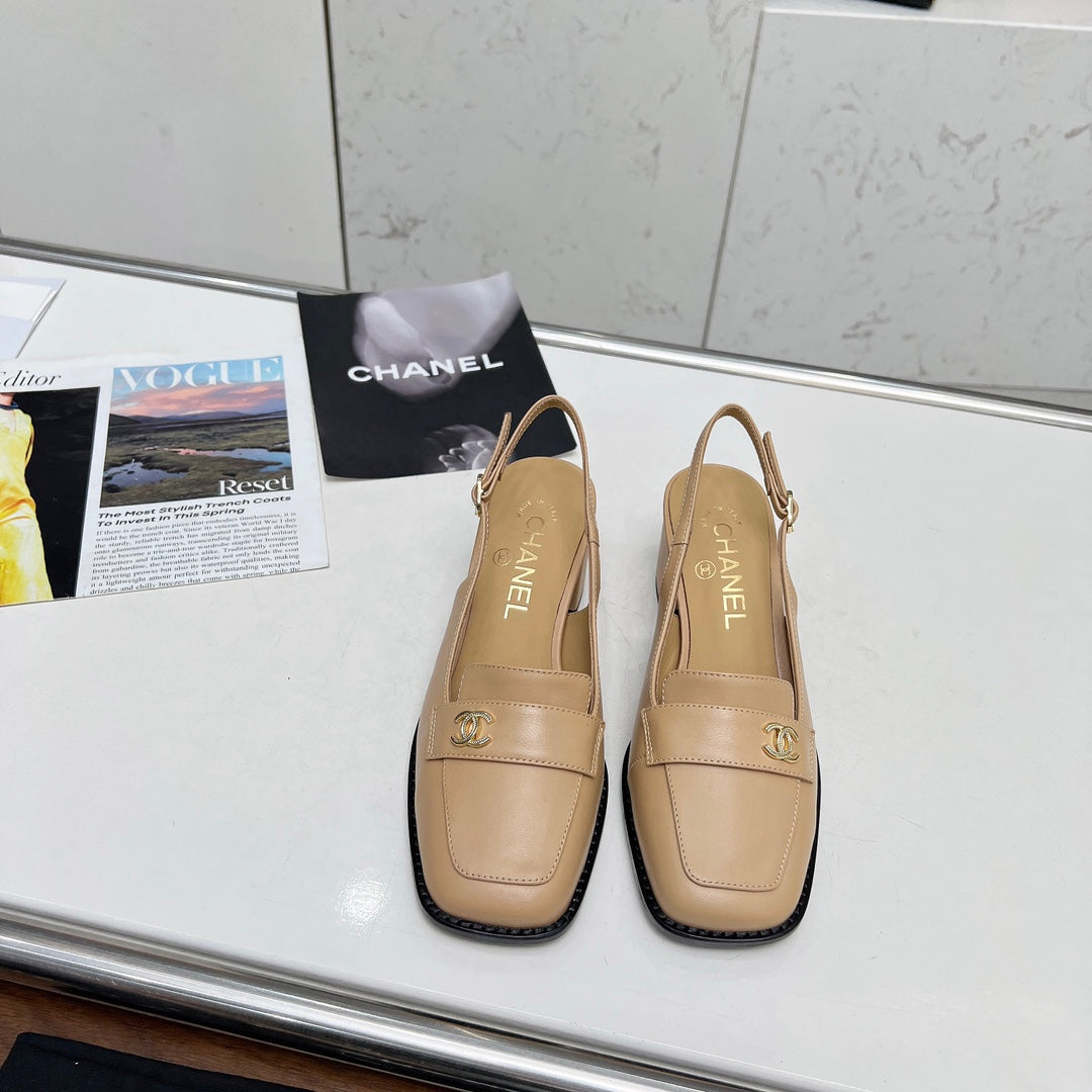 Chane1 top fashion classic flat toe thick heels 0724030818