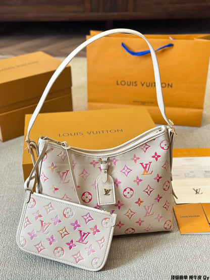 V fashion print Carryall new commuter bag 0724061302