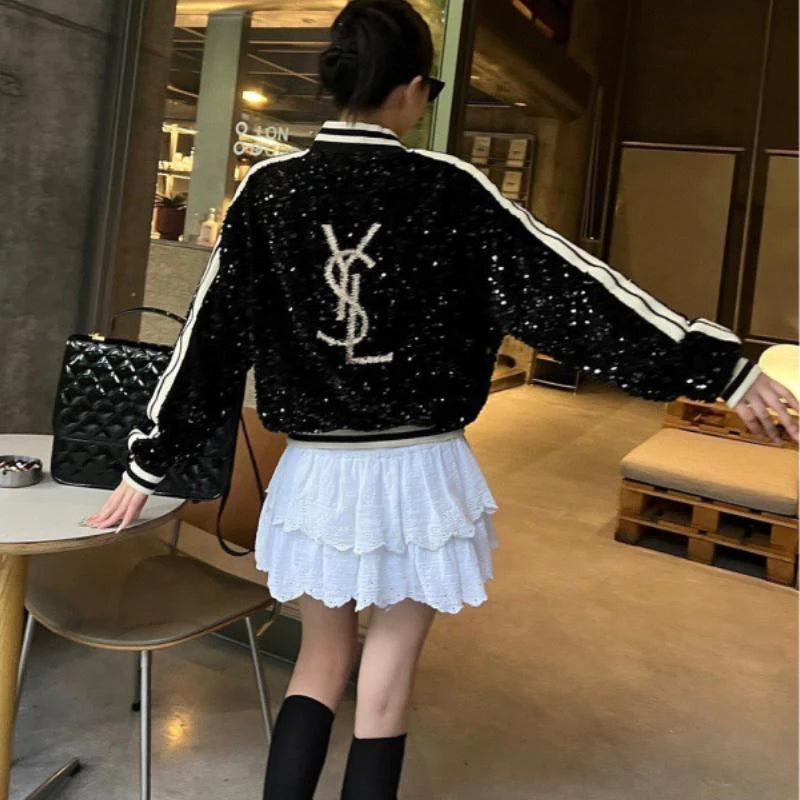 New Fashionable Patchwork Contrasting Color Baseball Uniforms 1024012505