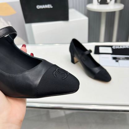 Chane1 top fashion classic color block high heels 0724030816