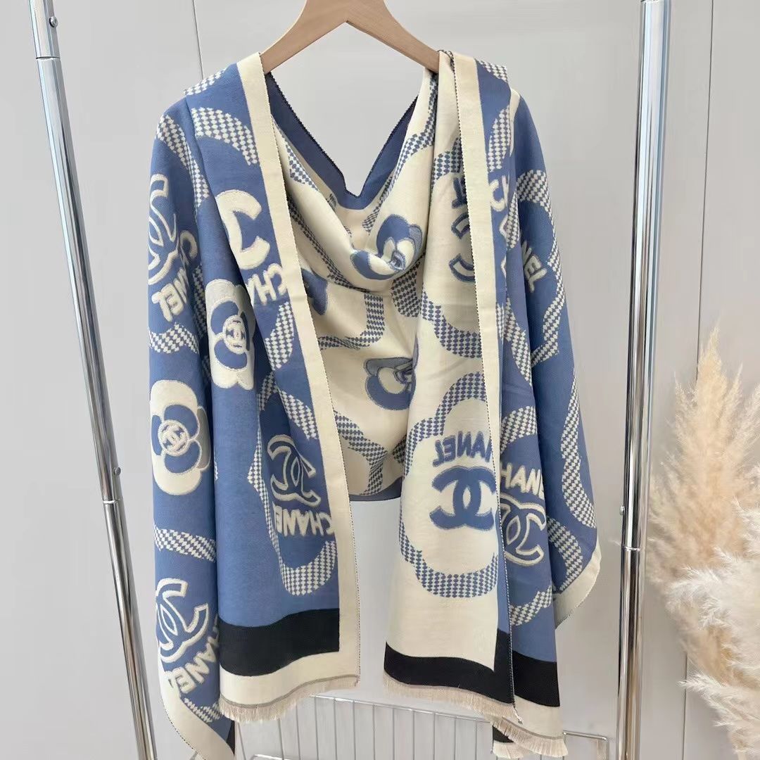 Trendy and versatile long double-sided shawl retro warm scarf PD0823111706
