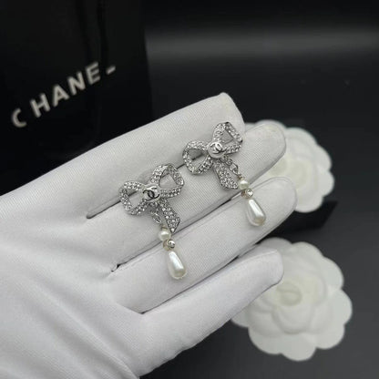 Fashionable Tassel Full Diamond Earrings 1024010313