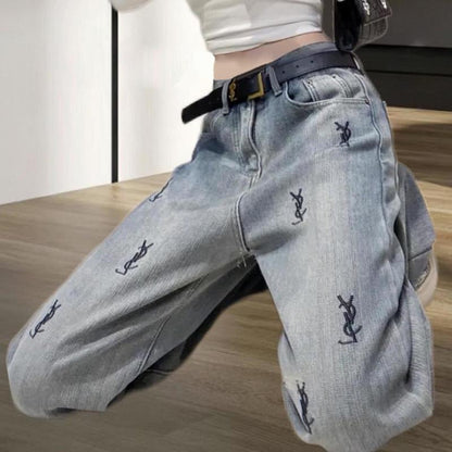 New Fashion Versatile Elastic Jeans 1023122717
