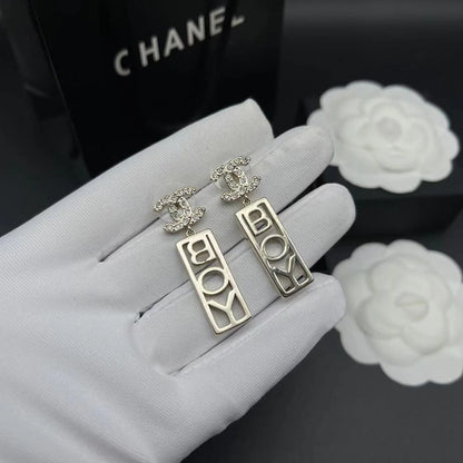 Fashionable Tassel Full Diamond Earrings 1024010313