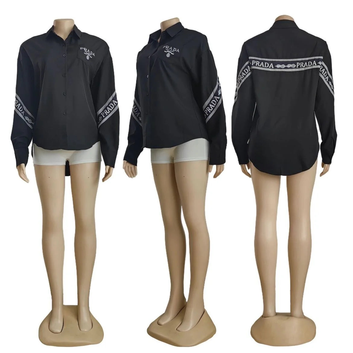 New Ladies Loose Casual Elegant Shirt 102402109