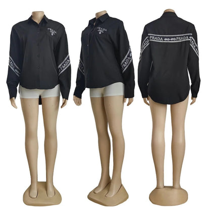 New Ladies Loose Casual Elegant Shirt 102402109