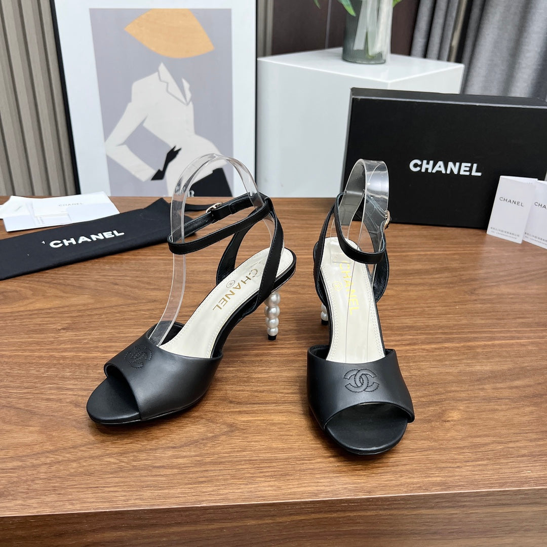 Chane1 top fashion classic pearl high heels 0724030817