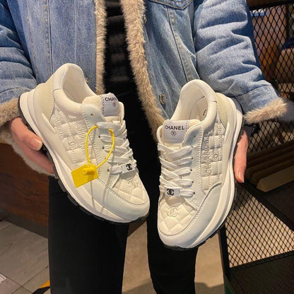 New Elevated Casual Sneakers Korean Style Sports Torre Women's Shoes 1024031315