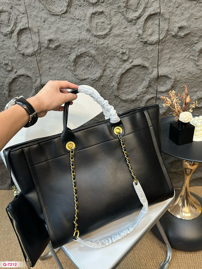 CNL Fashion Leather Top Handle Tote Bag 0724082610