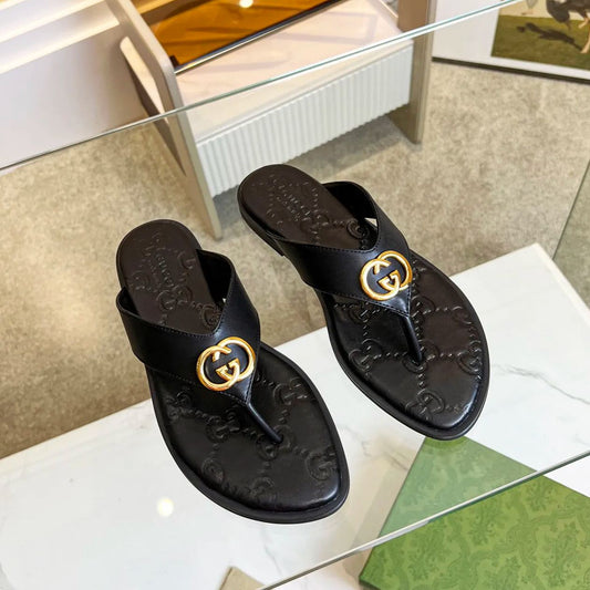 print couple flip flops 03081