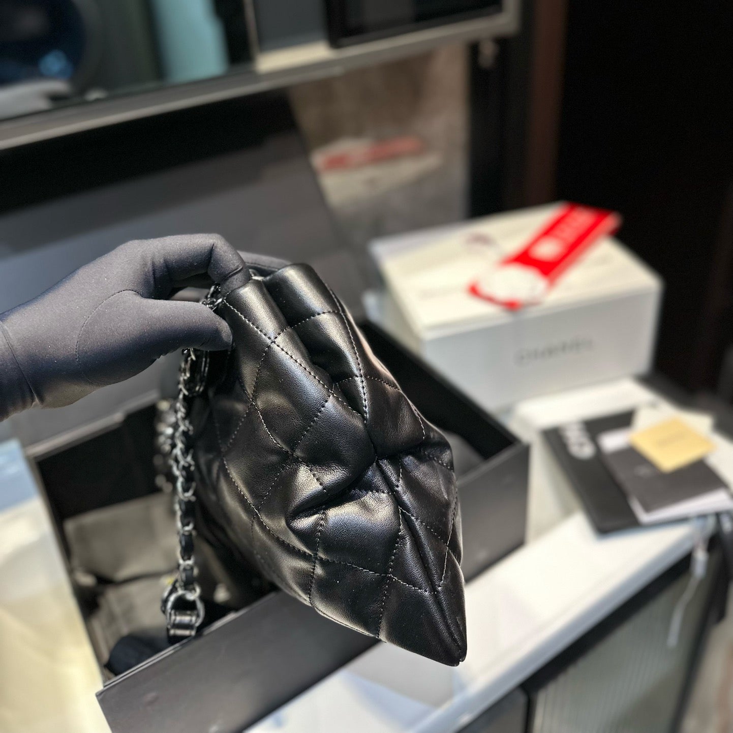 Medieval chain hobo bag 1824041704