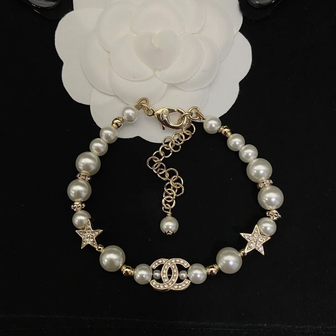 Star Double C Pearl Bracelet PD0823112206