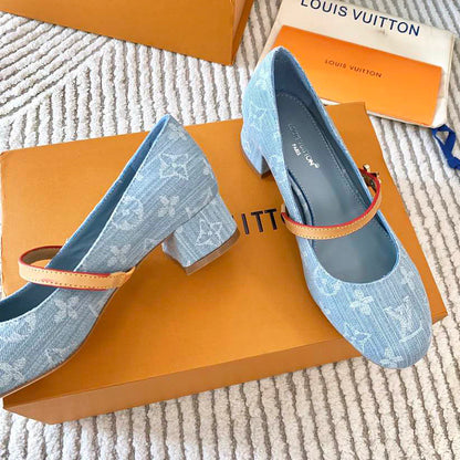New Romy Series Ballet Flat Light Blue Shoes 1025012302