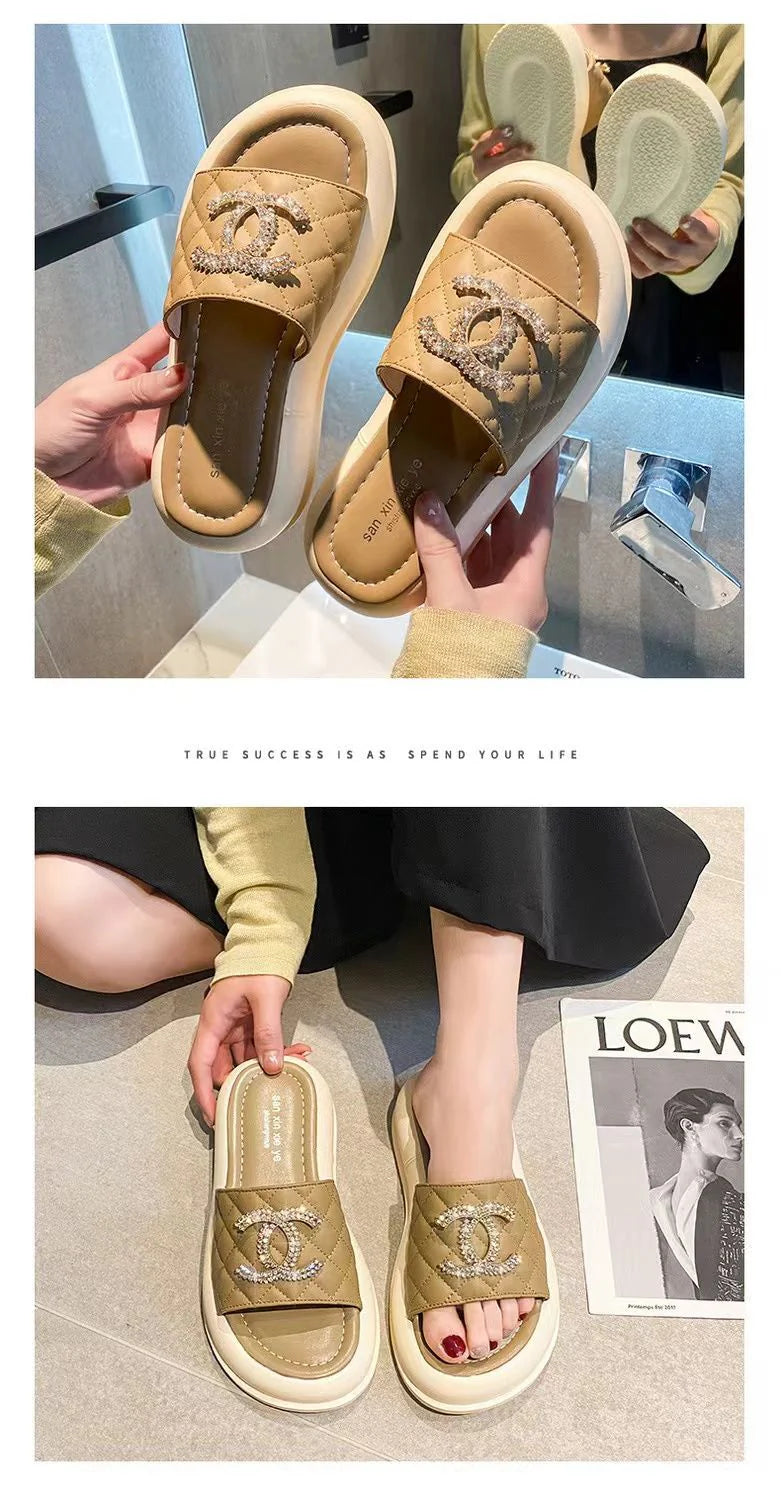 New Style Thick Sole Fashion Personalized Lazy Shoes 1024052113