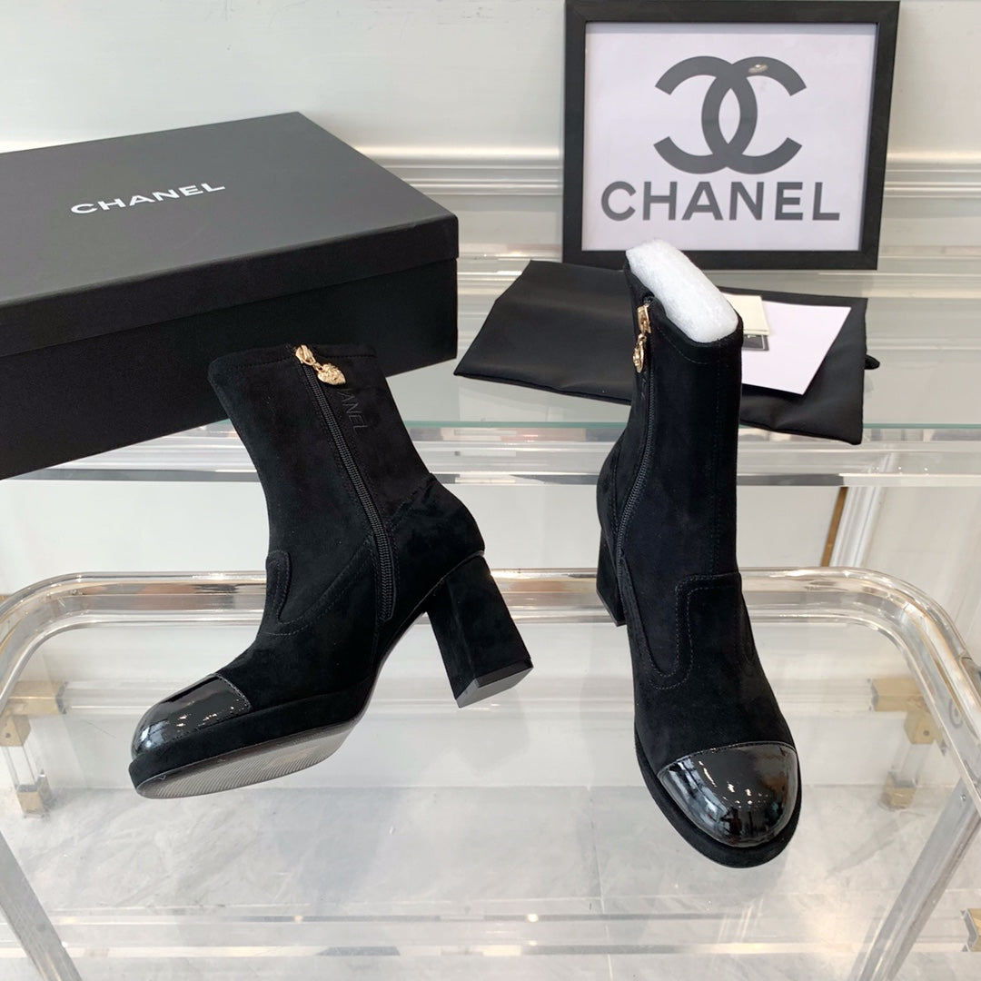 CNL Fashion Cashmere High Heel Boots 0724102316