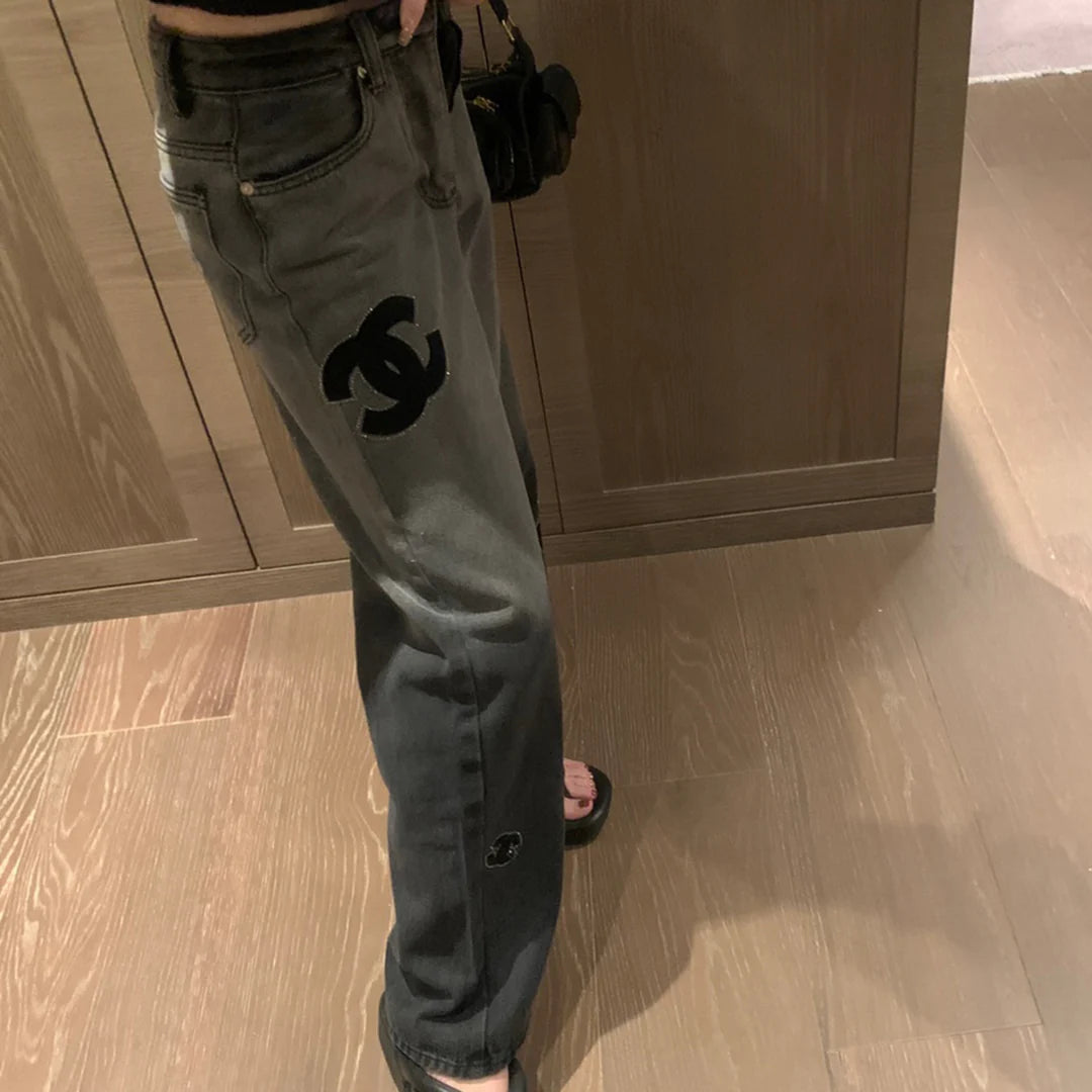 New Fashion Versatile Gradient Jeans 1024040320